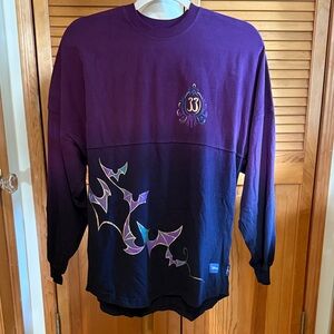 Disney Club 33 Purple and Black Long Sleeve Shirt